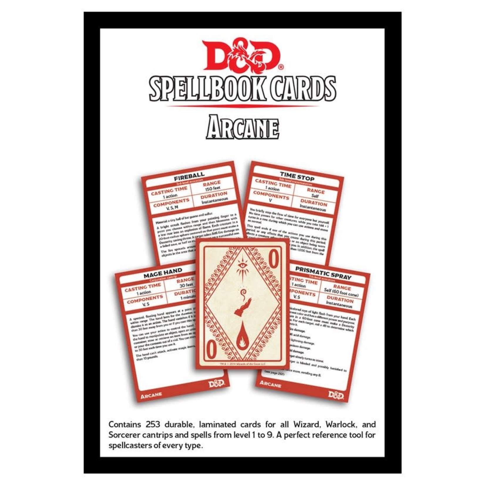 Gale Force 9 D&D Spellbook Cards: Arcane