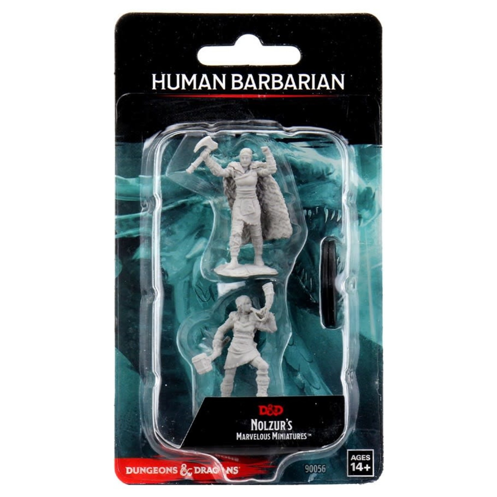 WizKids D&D: Nolzur's Marvelous Miniatures: Human Barbarian