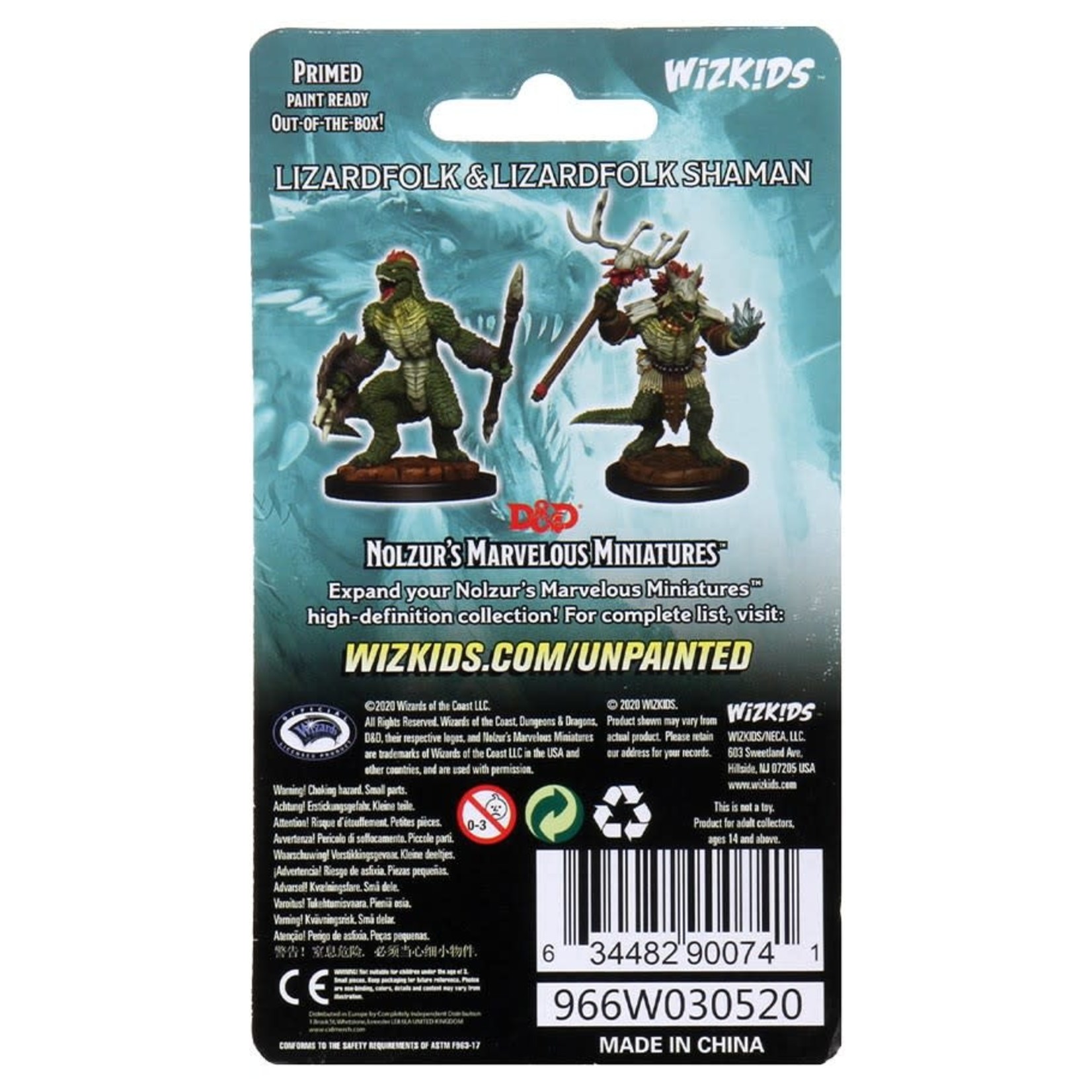 WizKids D&D: Nolzur's Marvelous Miniatures: Lizardfolk & Lizardfolk Shaman
