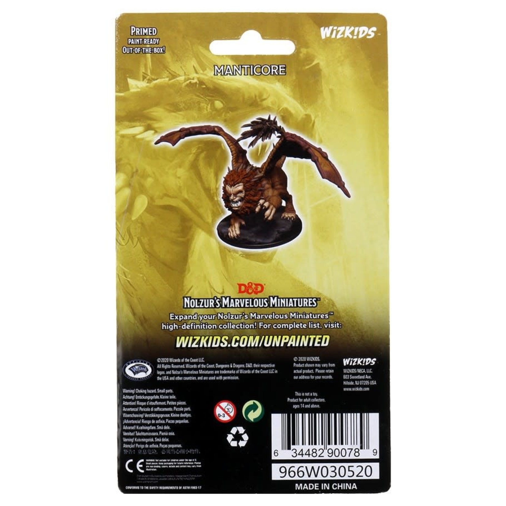 WizKids D&D: Nolzur's Marvelous Miniatures: Manticore