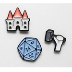 Foam Brain Mini Pins: Castle Builders