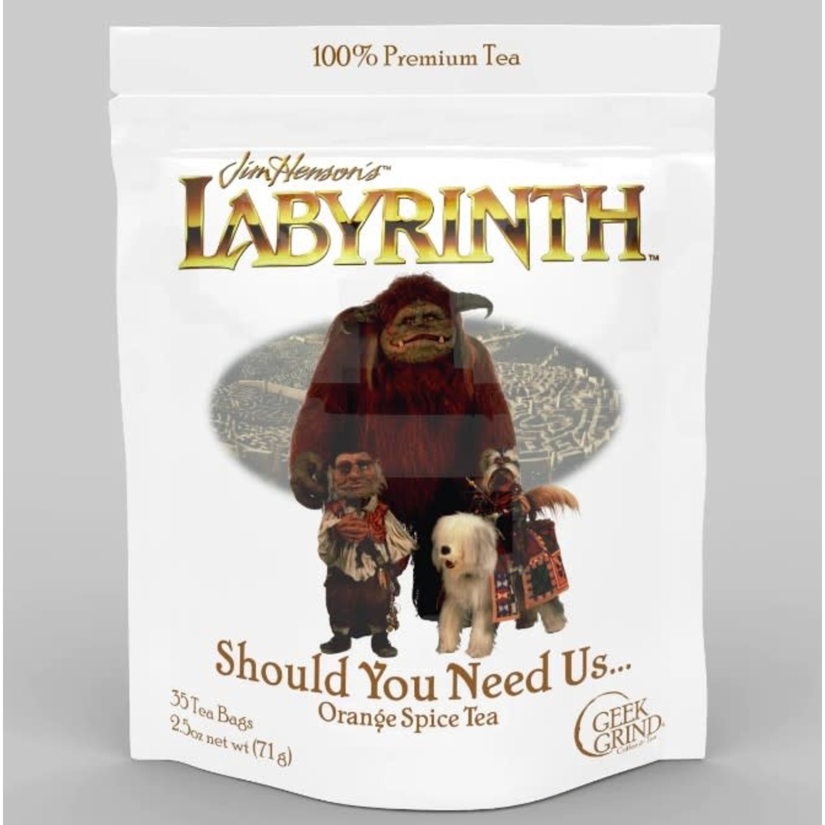Geek Grind Coffee Company 100% Premium Tea: Labyrinth: Should You Need Us... Orange Spice Tea