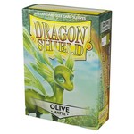 Arcane Tinmen Dragon Shield: 60 Standard Size Card Sleeves: Matte Olive
