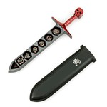 Hymgho Premium Dice Grim Dagger Dice Case with Sheath Cover: Red
