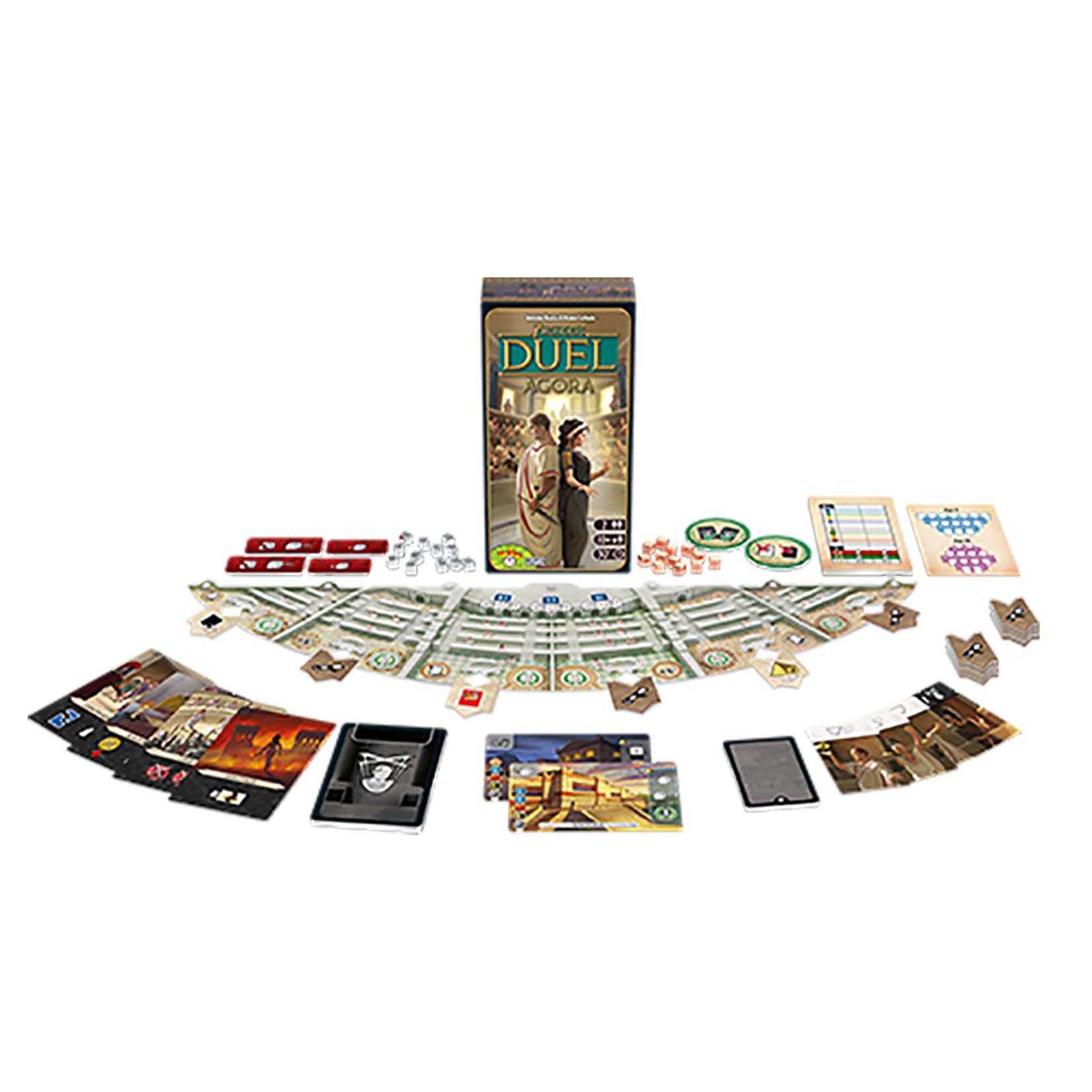 Repos Production 7 Wonders Duel: Agora Expansion