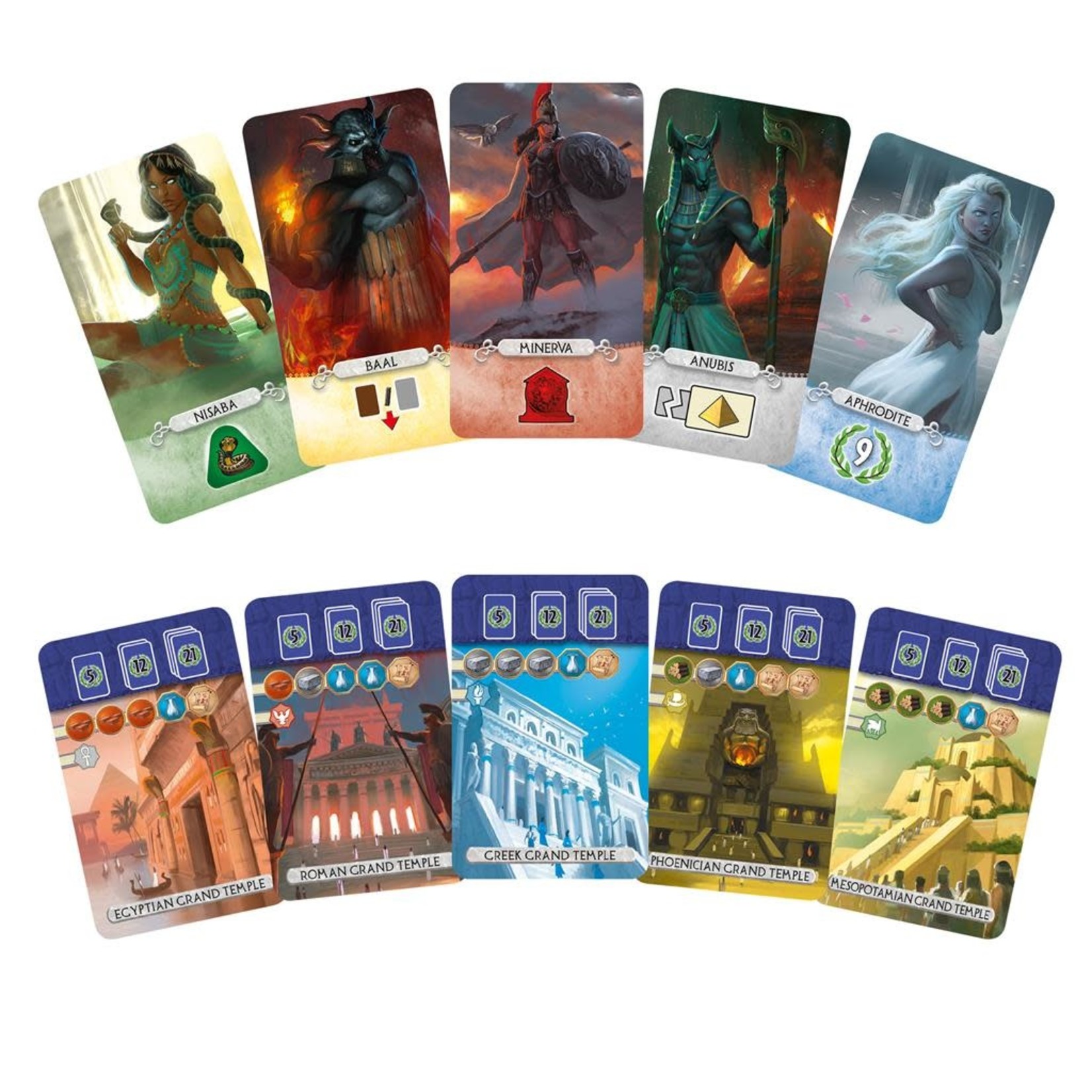 Repos Production 7 Wonders Duel: Pantheon Expansion