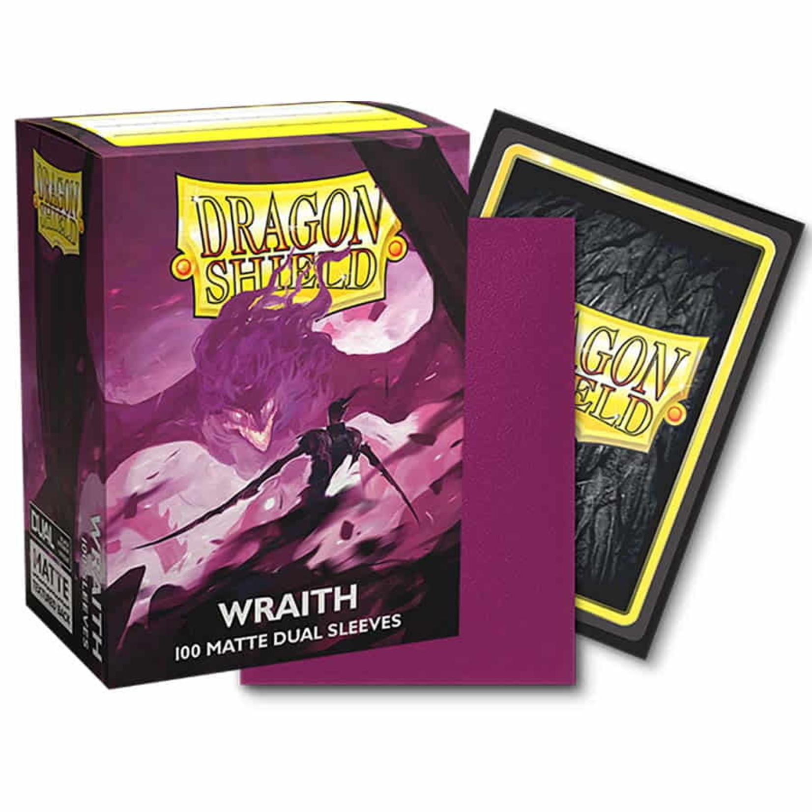 Arcane Tinmen Dragon Shield: 100 Matte Dual Sleeves: Wraith