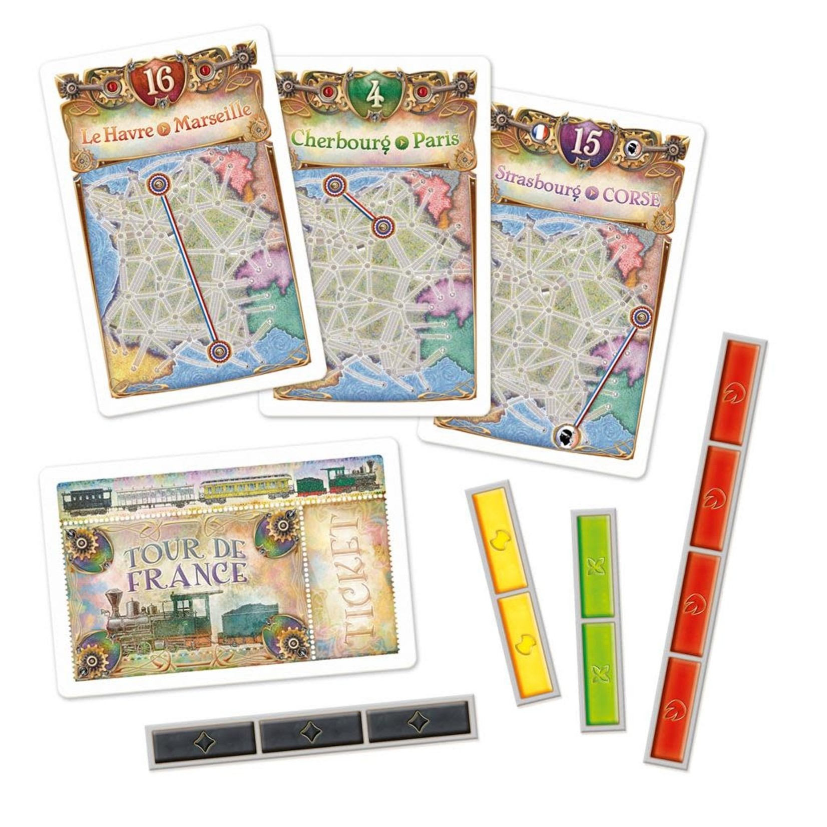 Days of Wonder Ticket to Ride: France & Old West Expansion