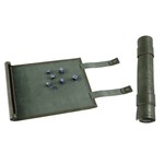 Forged Gaming Scroll Dice Tray with Dice Storage: Green