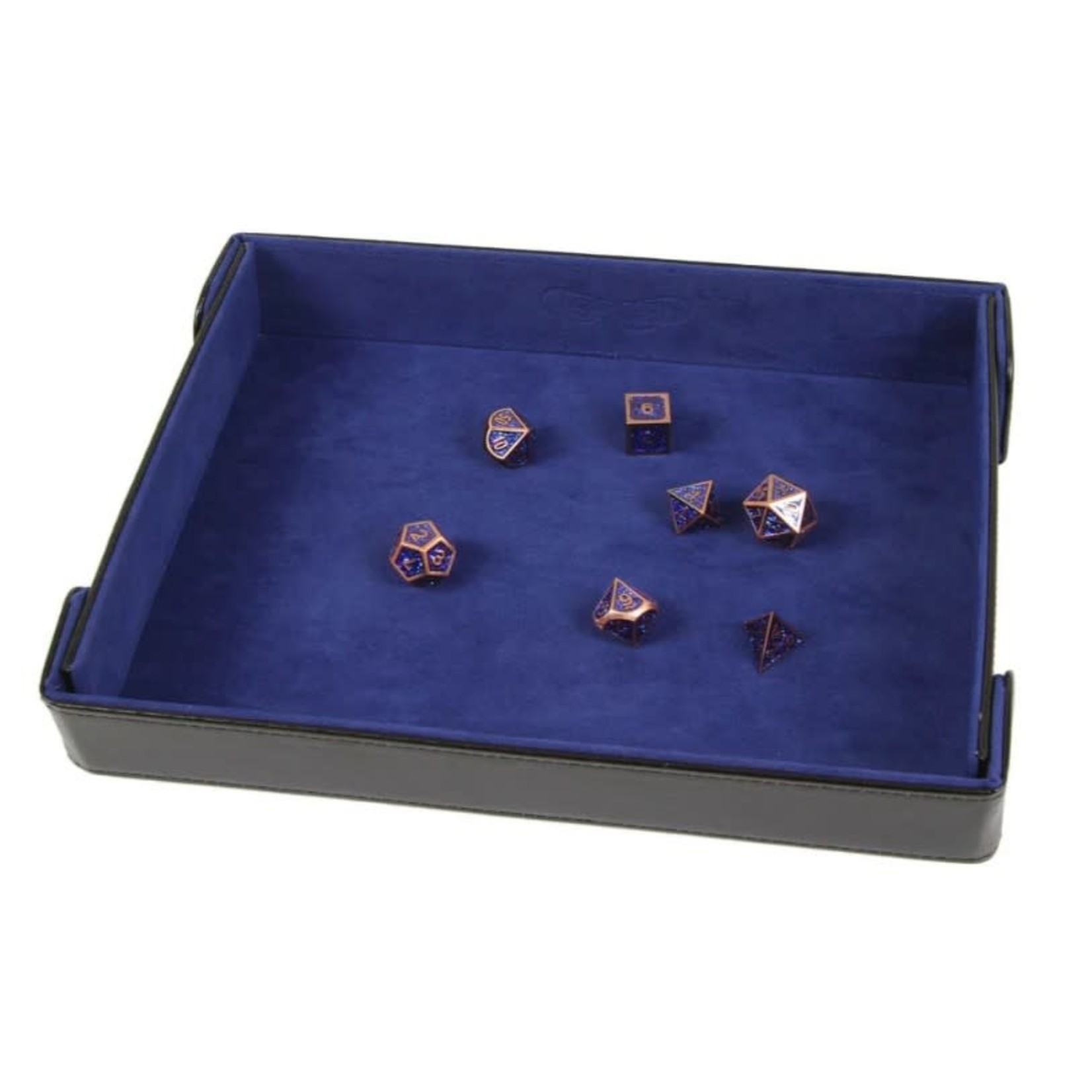 Forged Gaming Rectangle Magnetic Folding Dice Tray: Blue