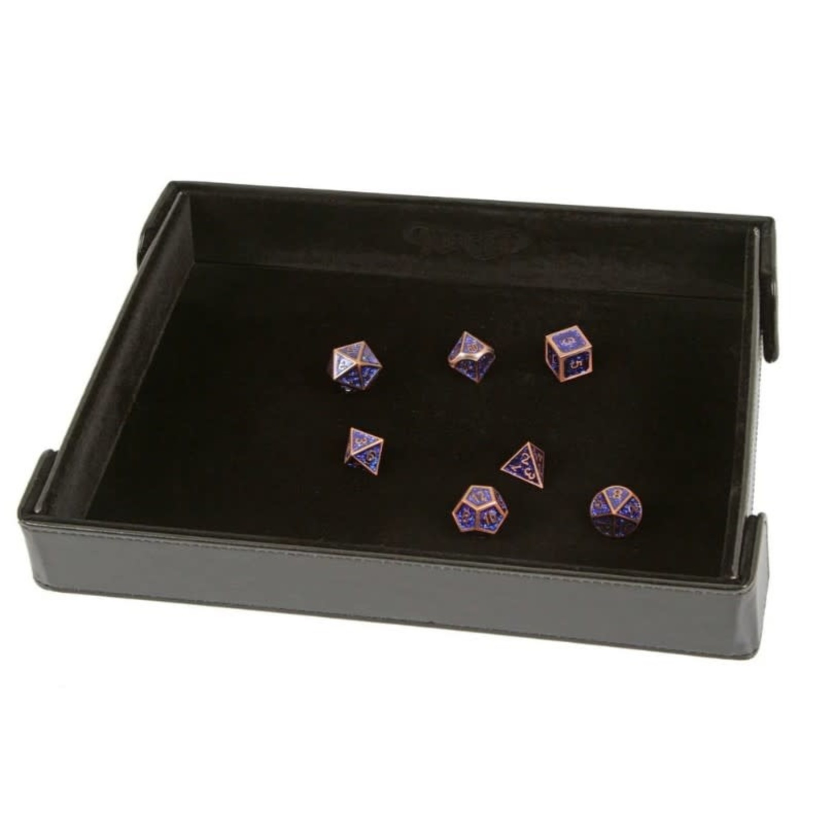 Forged Gaming Rectangle Magnetic Folding Dice Tray: Black