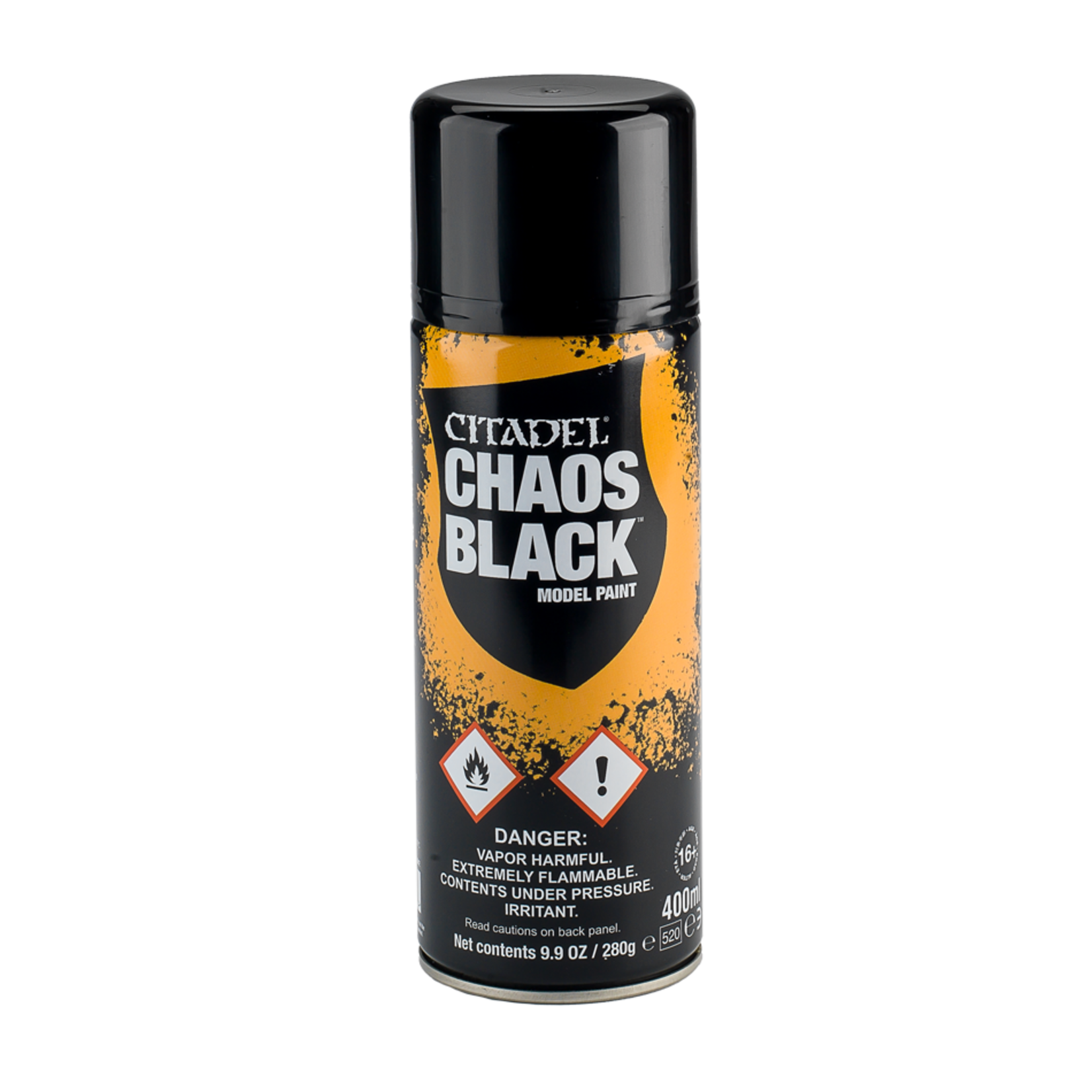 Games Workshop Chaos Black Spray Paint