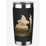 TeeFury Stainless Steel 20 oz Tumbler: Into the Grey