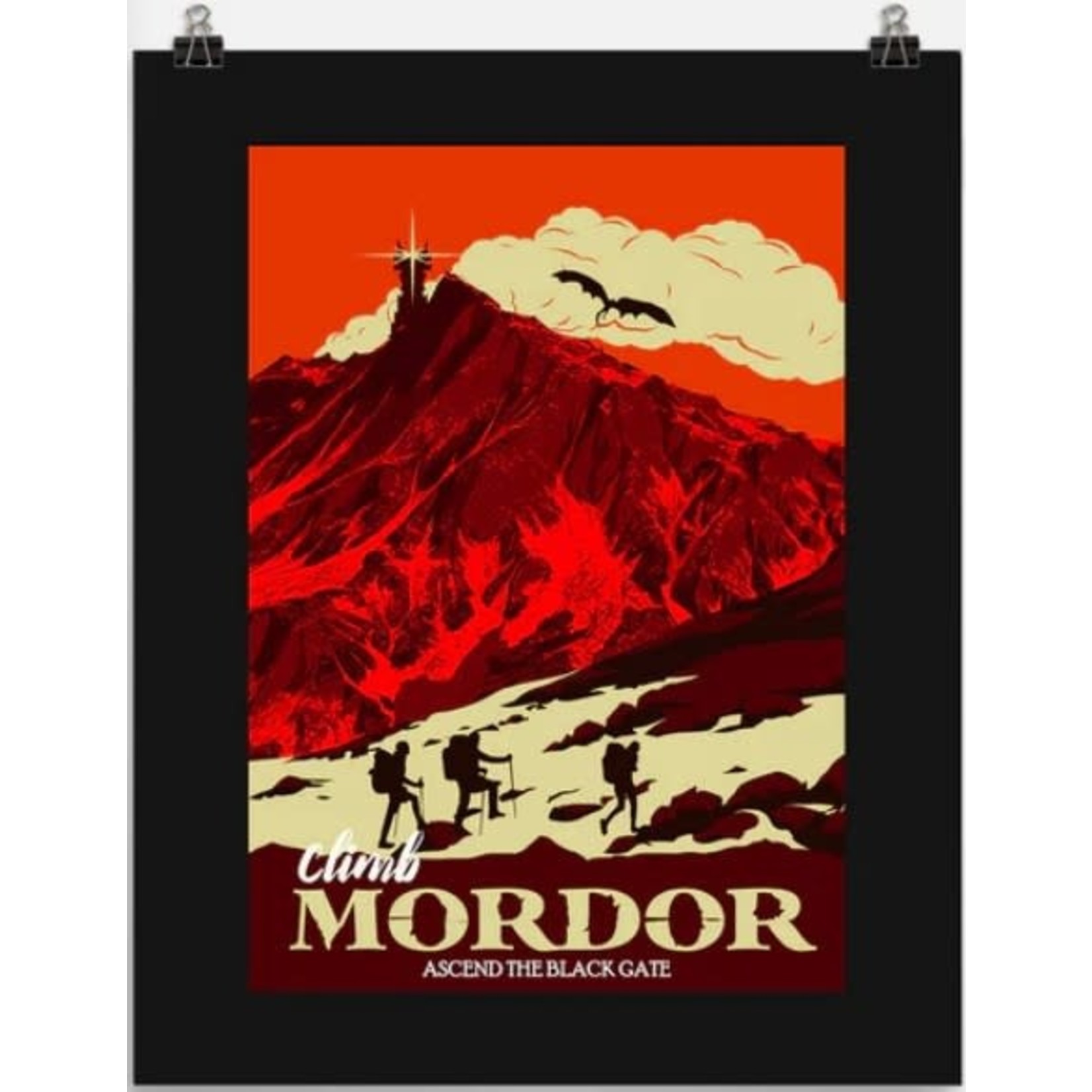 TeeFury Poster 24"x36": Climb Mordor