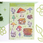 Nemissa's Northwood Arts Mushroom Sticker Sheet