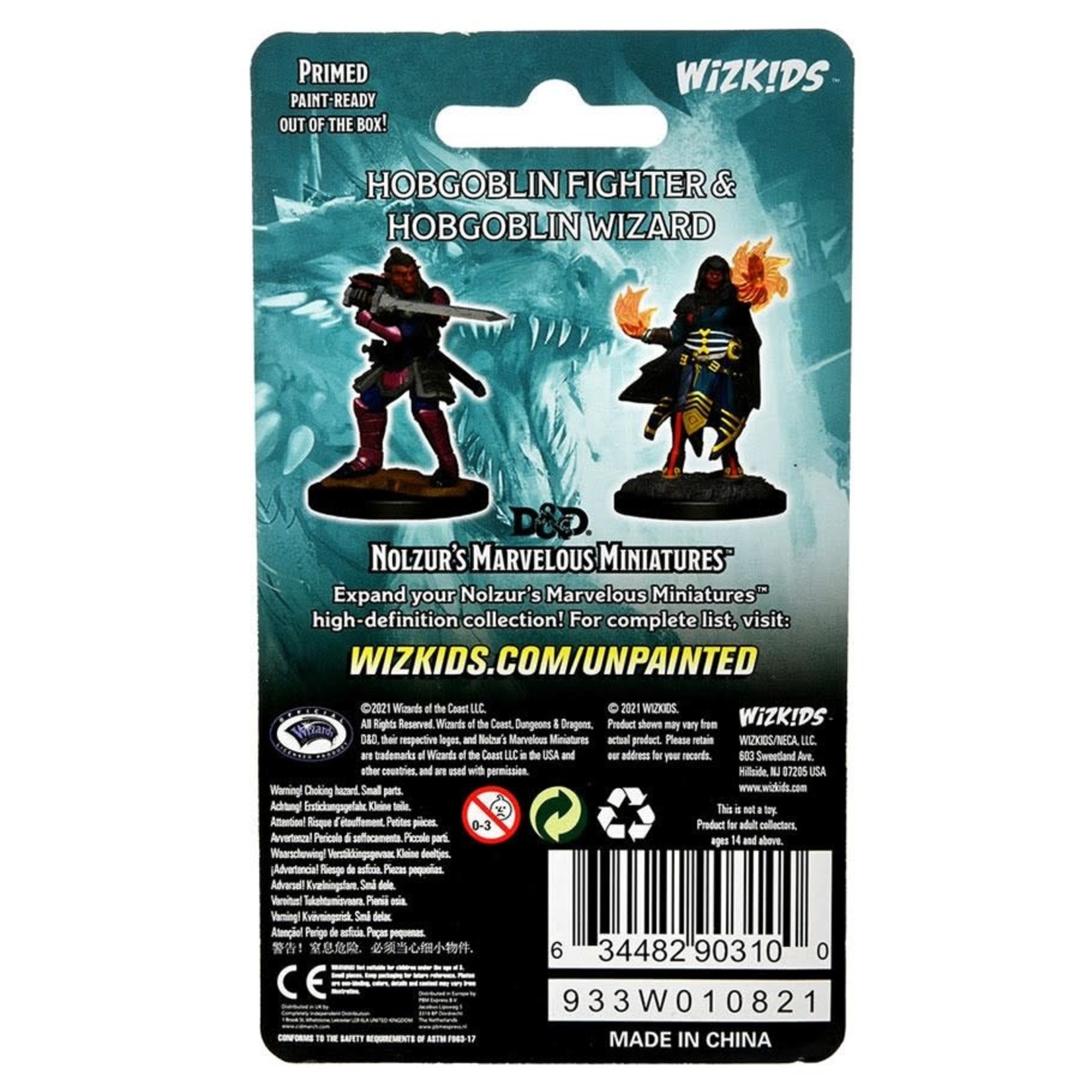 WizKids D&D: Nolzur's Marvelous Miniatures: Hobgoblin Fighter & Hobgoblin Wizard