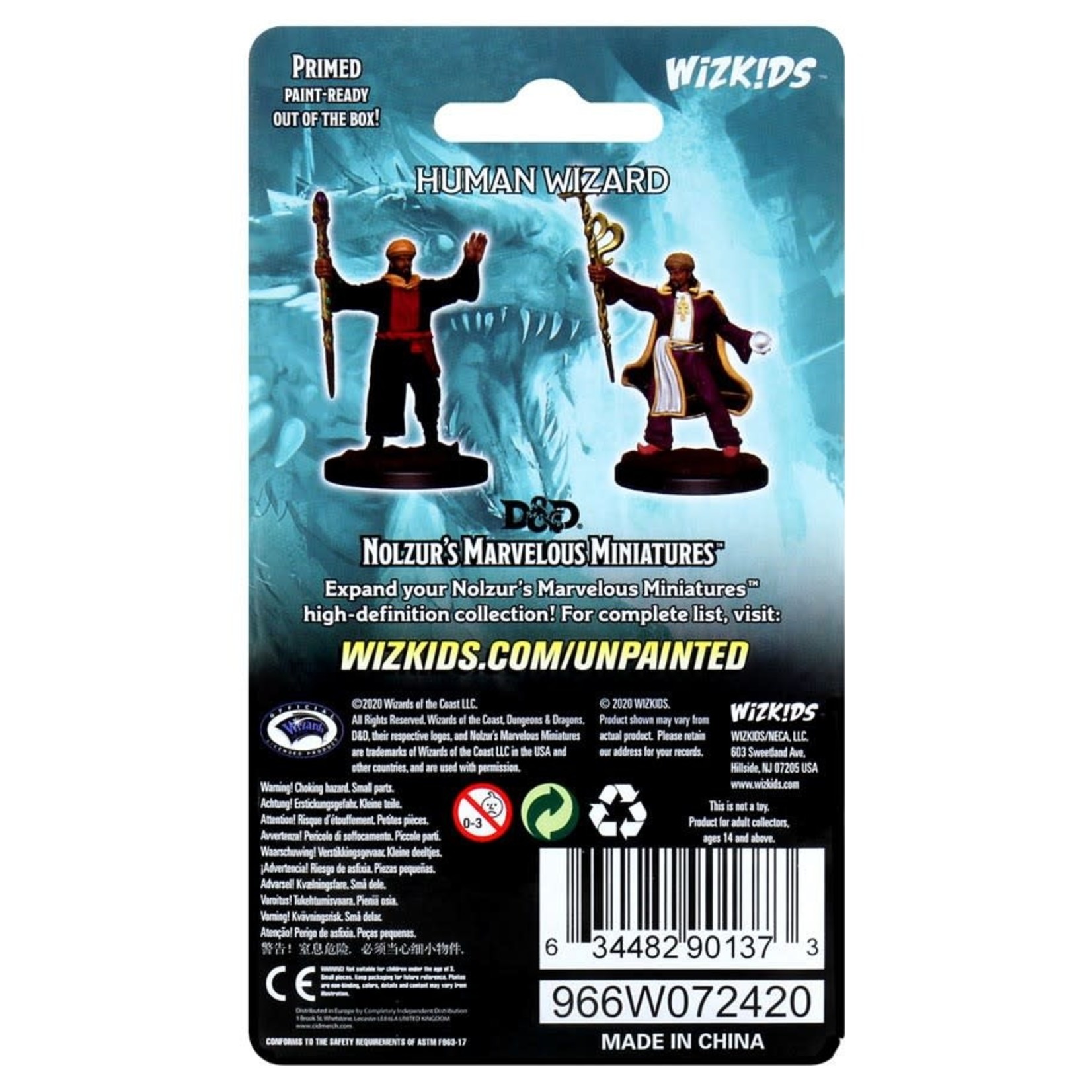 WizKids D&D: Nolzur's Marvelous Miniatures: Human Wizard