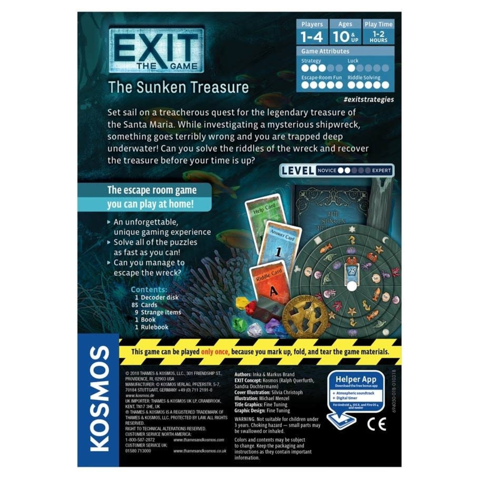 Thames & Kosmos Exit The Game: The Sunken Treasure