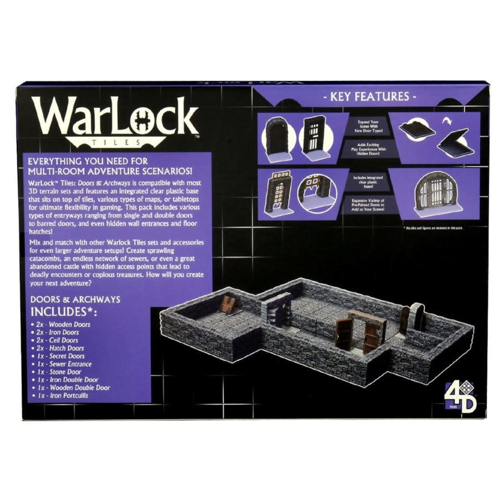 WizKids Warlock Tiles: Doors & Archways
