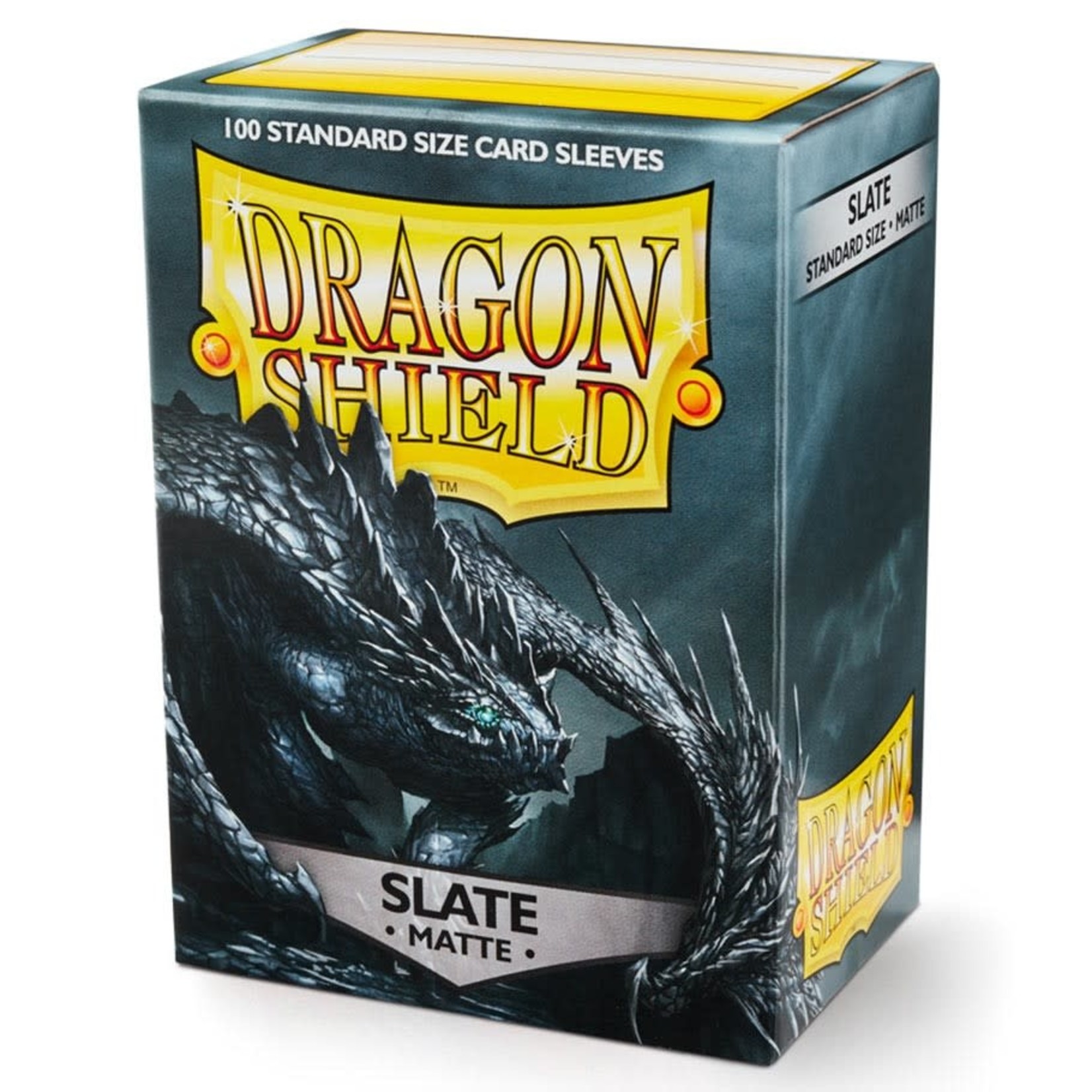 Arcane Tinmen Dragon Shield: 100 Protective Sleeves: Matte Slate