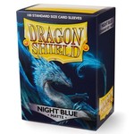 Arcane Tinmen Dragon Shield: 100 Protective Sleeves: Matte Night Blue