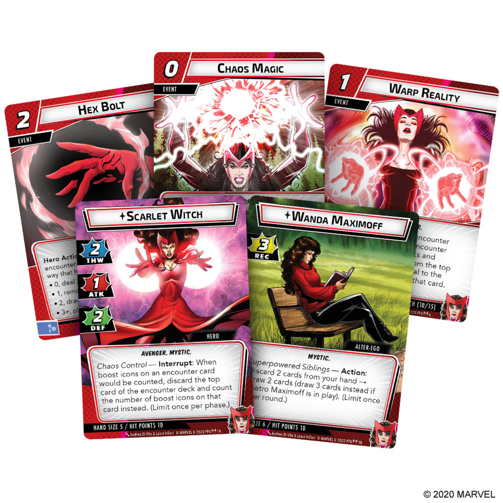 Fantasy Flight Games Marvel Champions: Scarlet Witch Hero Pack