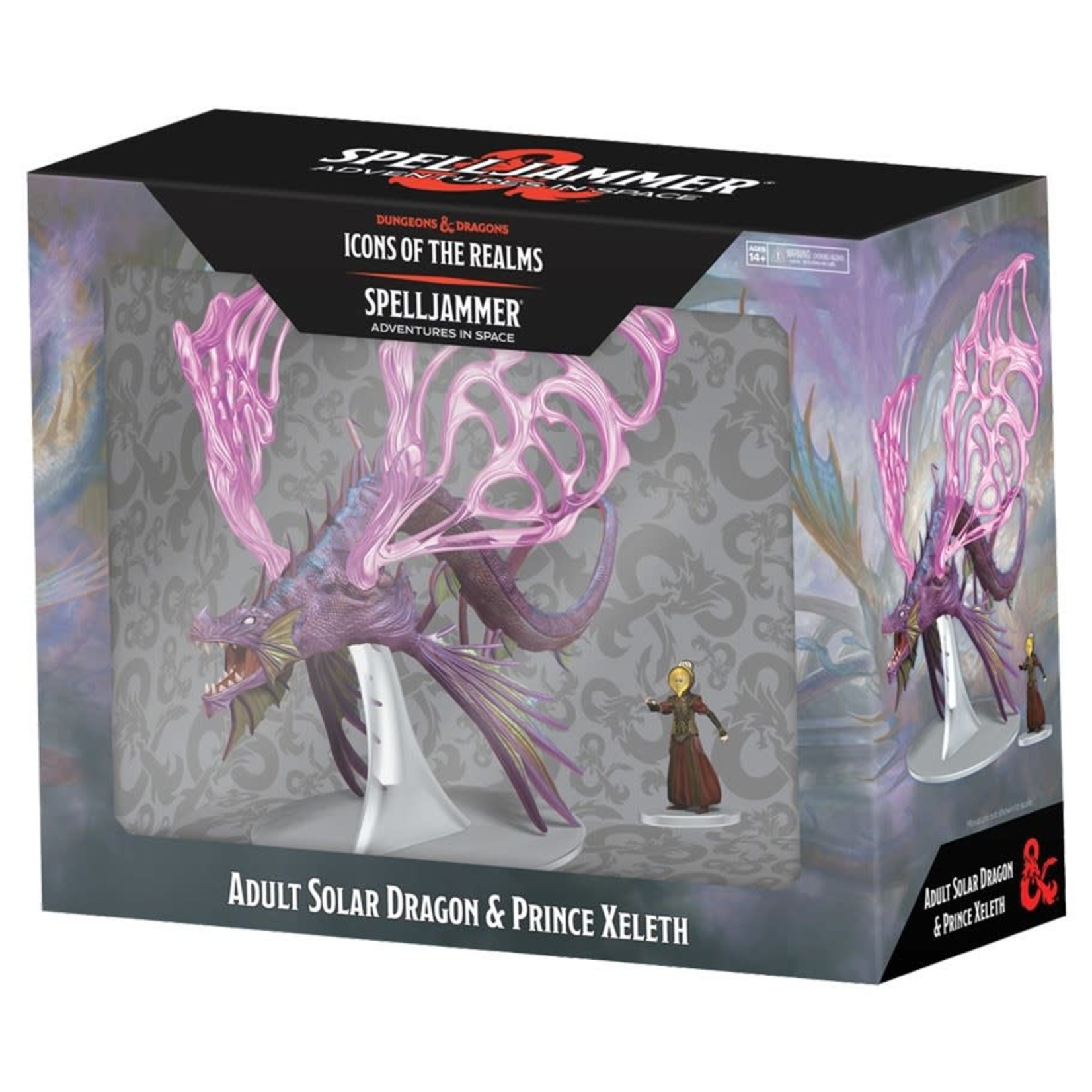 WizKids Icons of the Realms: Spelljammer: Adult Solar Dragon & Prince Xeleth