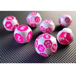 Forged Gaming Set of 7 Metal Dice: Diva's Mech