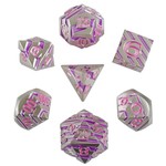 Forged Gaming Set of 7 Metal Dice: Unicorn Horn