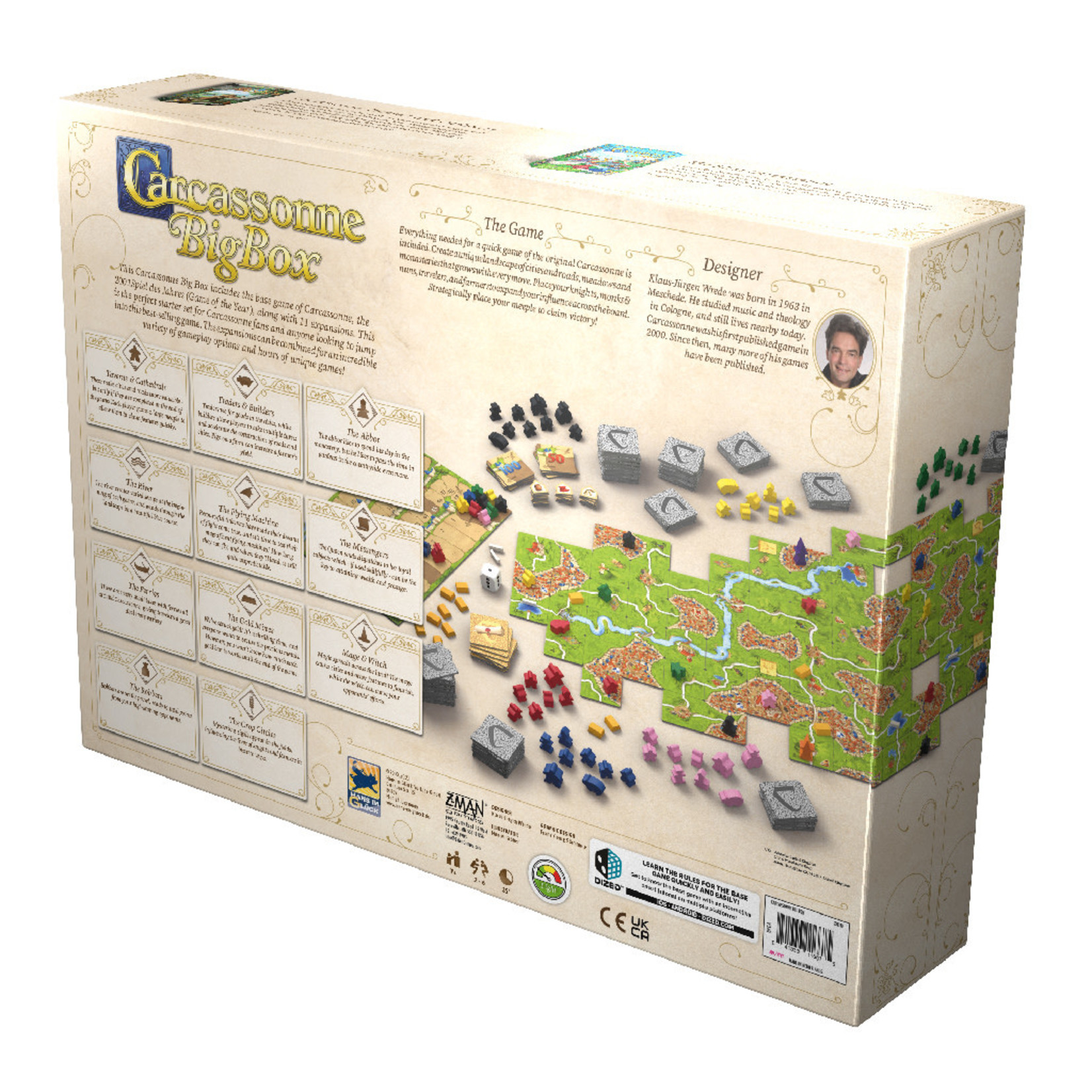 Z-Man Games Carcassonne: Big Box 2022 Edition
