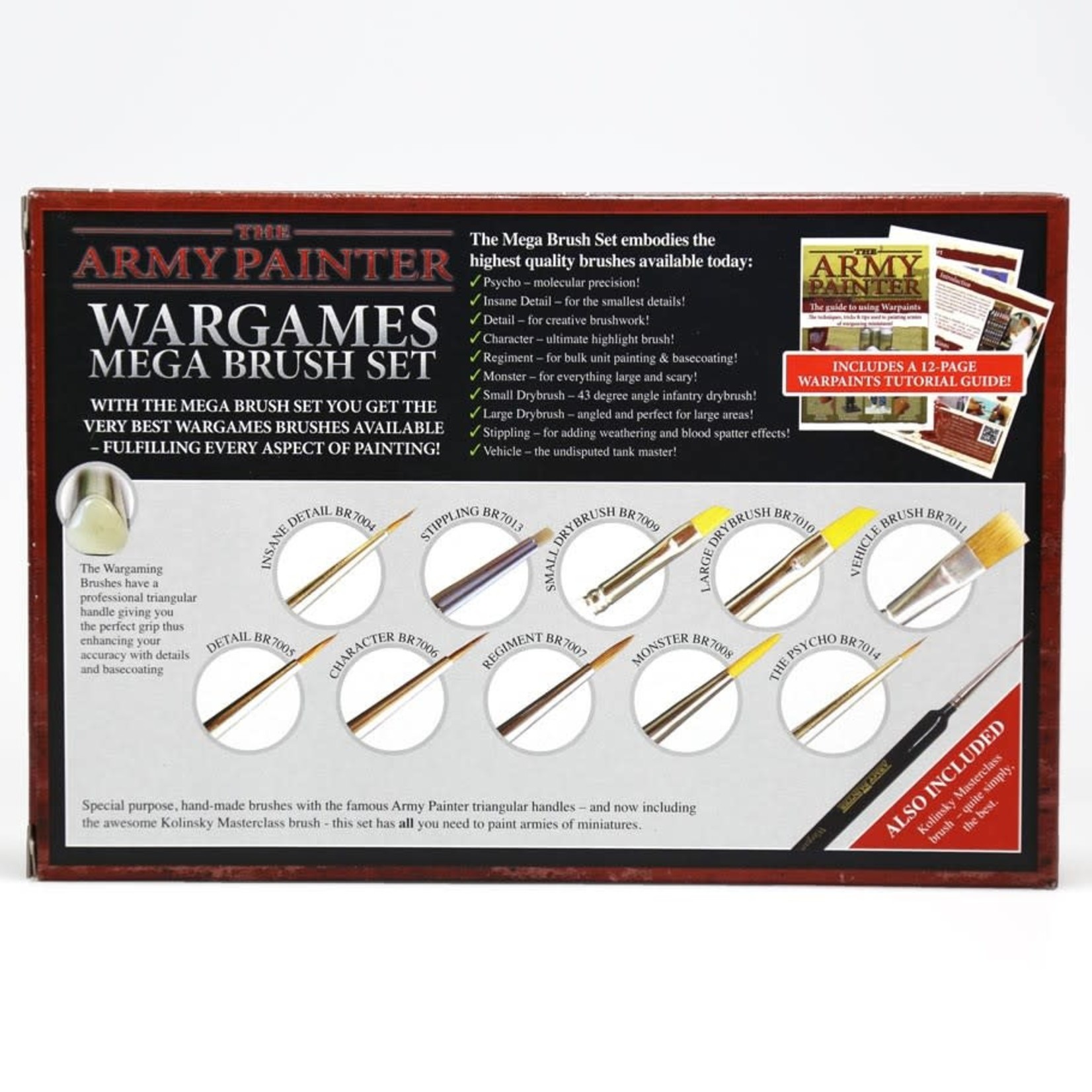 The Army Painter Wargames Mega Brush Set