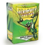 Arcane Tinmen Dragon Shield: 100 Protective Sleeves: Matte Apple Green