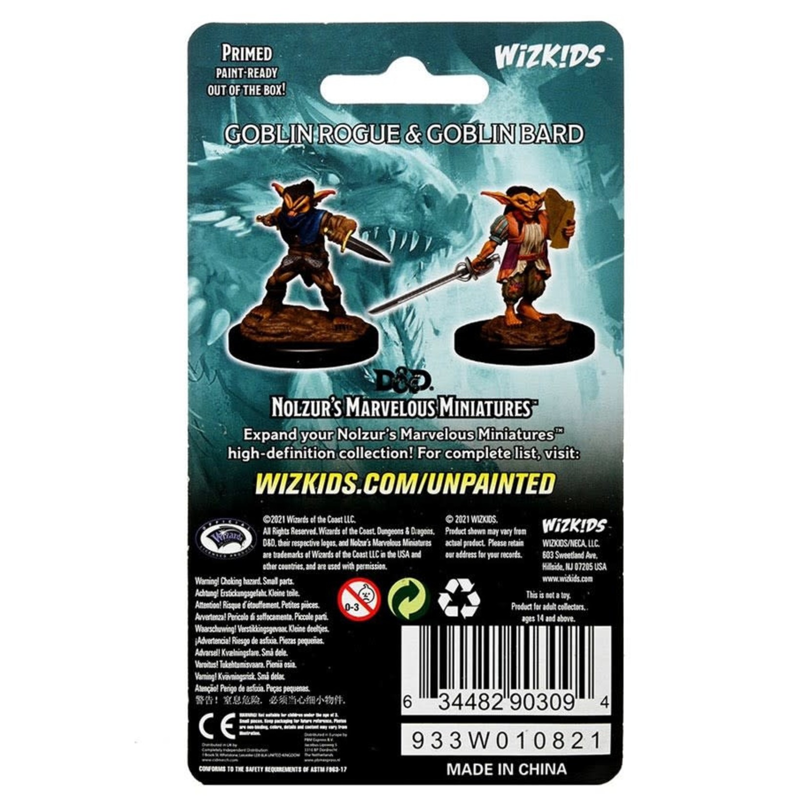 WizKids D&D: Nolzur's Marvelous Miniatures: Goblin Rogue & Goblin Bard