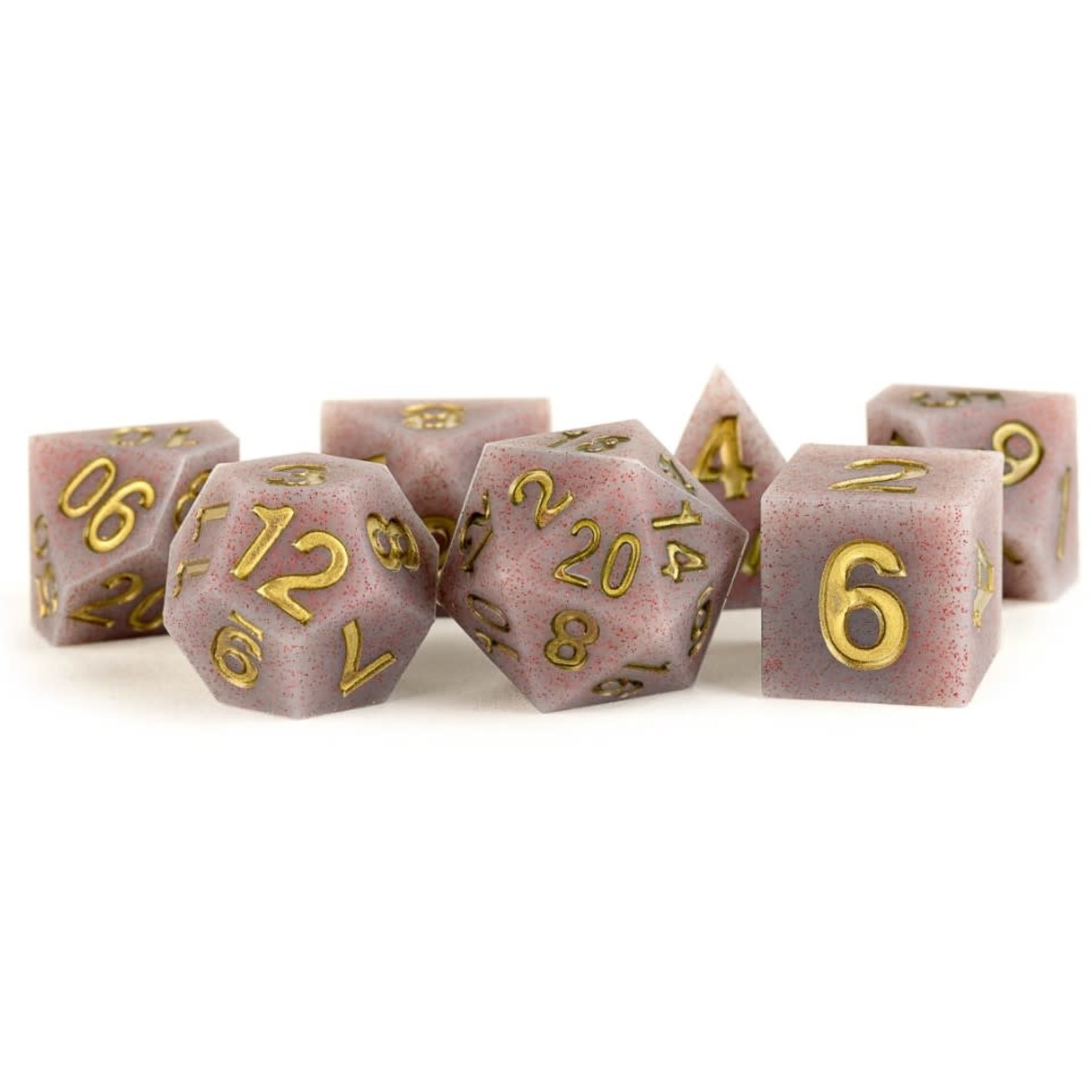 FanRoll by Metallic Dice Games Sharp Edge Silicone Rubber Dice Set