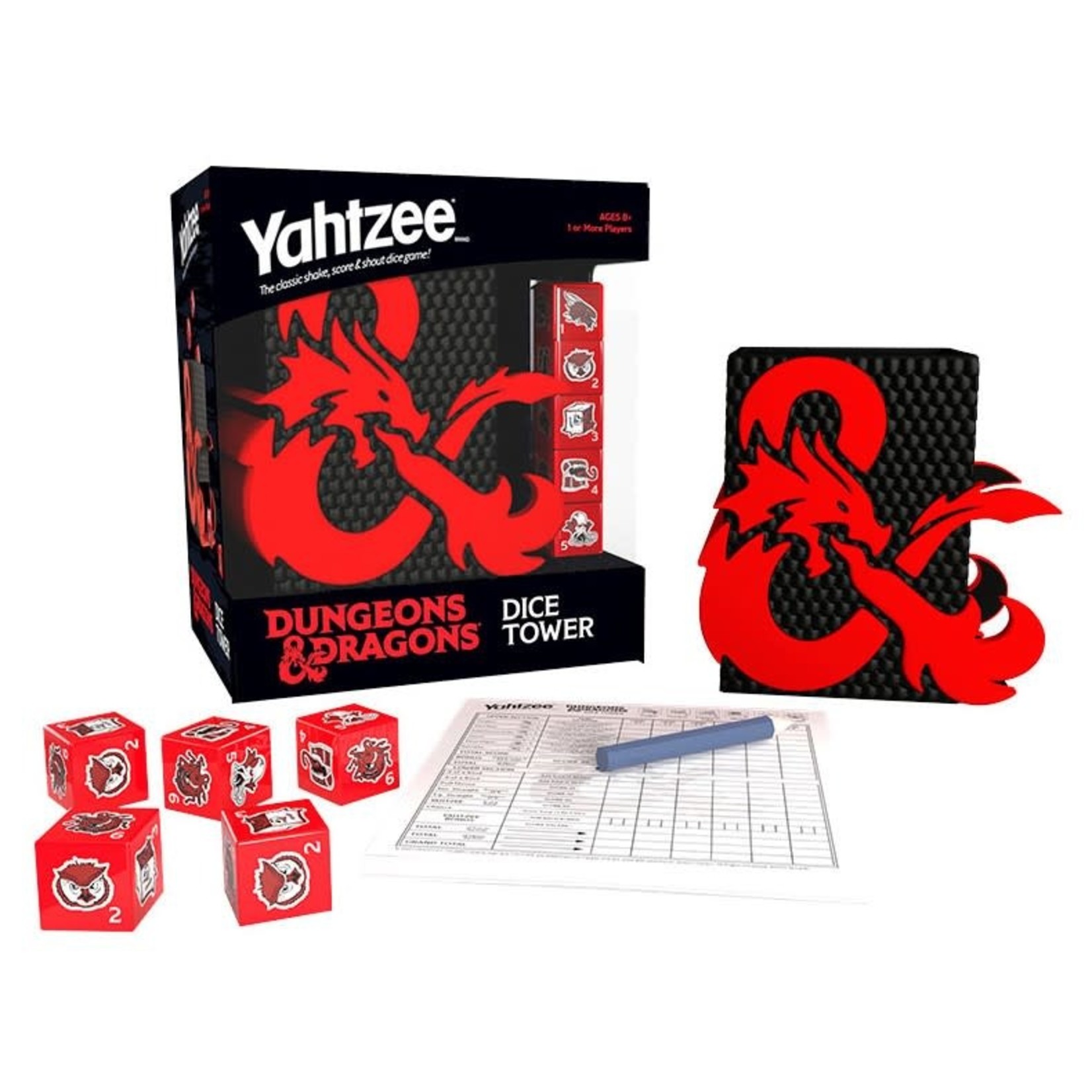 Hasbro Gaming Yahtzee: Dungeons & Dragons Dice Tower