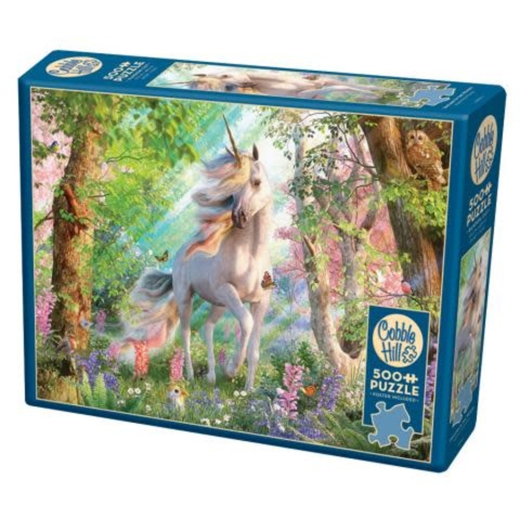 Cobble Hill Unicorn in the Woods Puzzle 500 piece