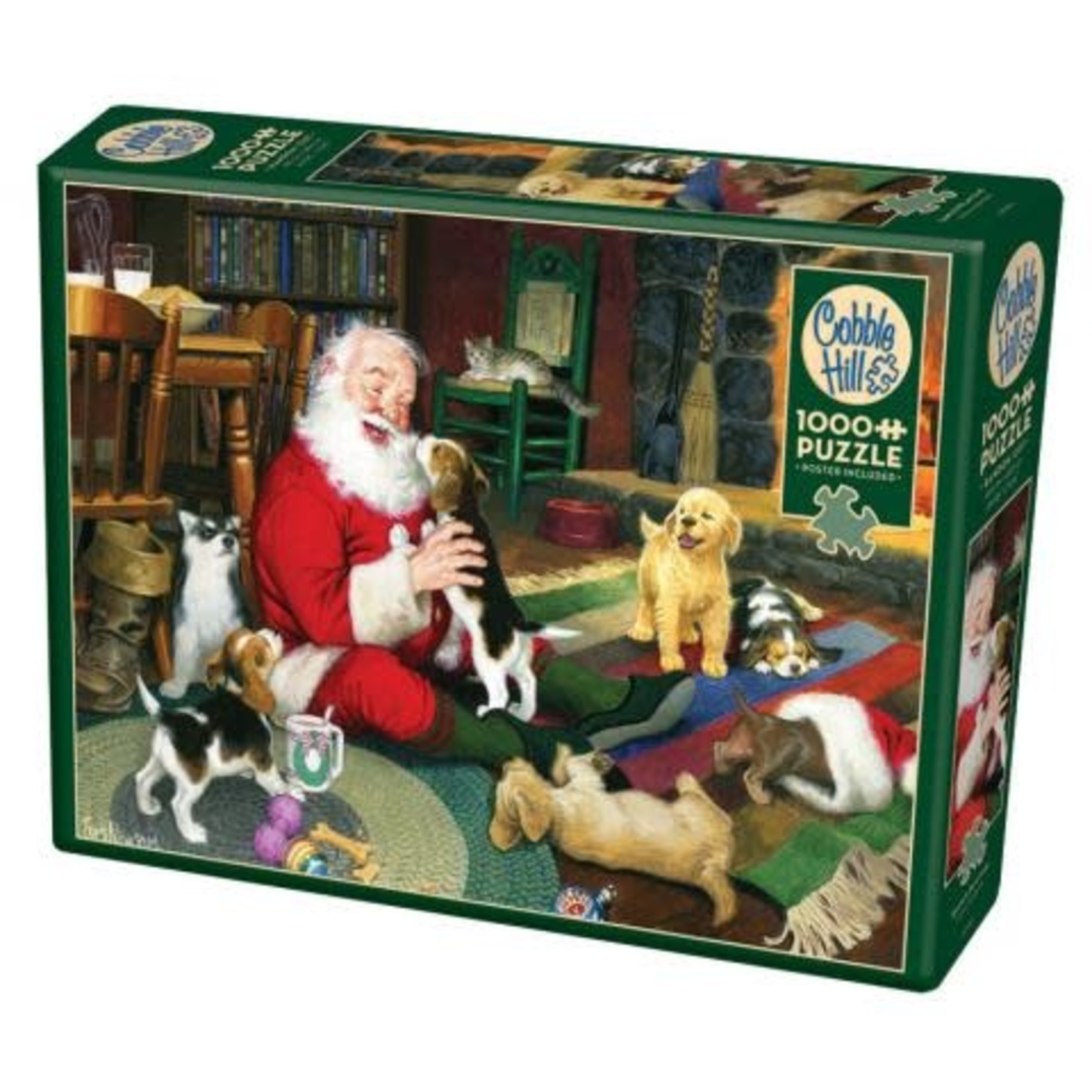 Cobble Hill Santa's Playtime Puzzle 1000 piece