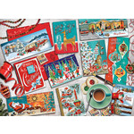 Cobble Hill Mid Mod Season's Greetings Puzzle 1000 piece