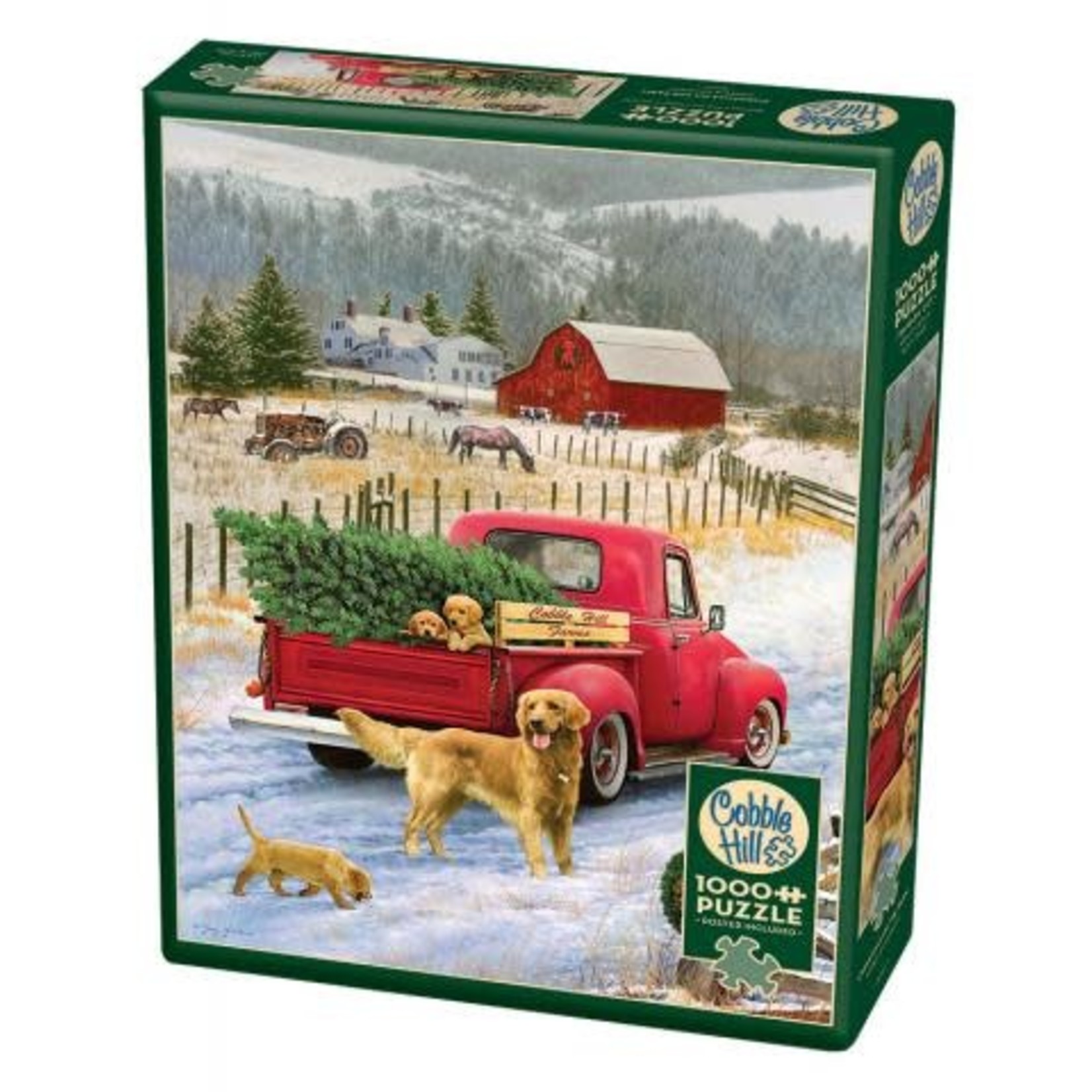 Cobble Hill Christmas on the Farm Puzzle 1000 piece