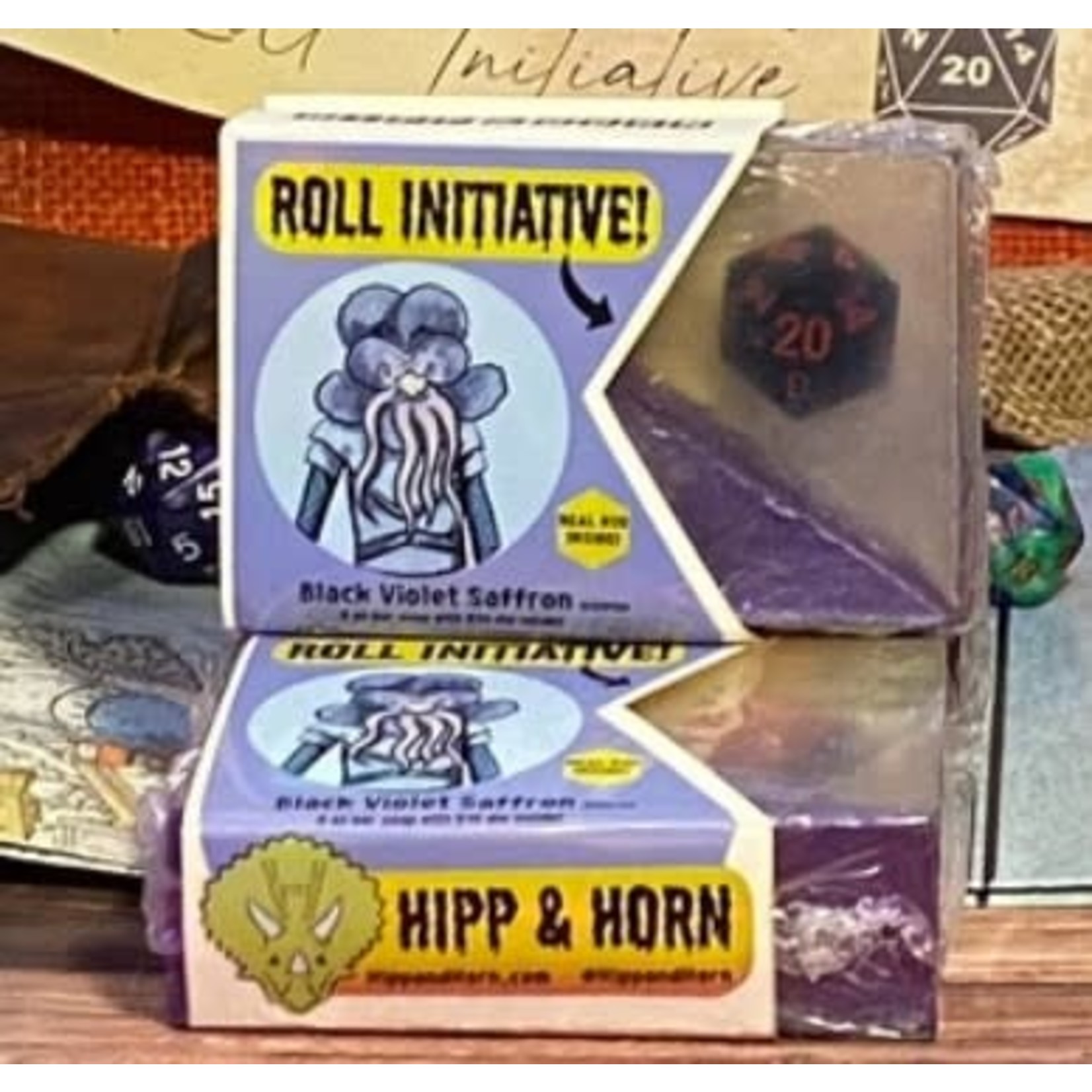 HippAndHorn Roll Initiative! Soap Bar with D20 Inside