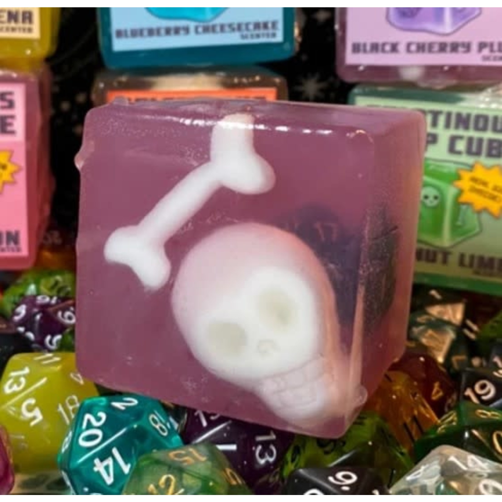 HippAndHorn Gelatinous Cube Soap with D20 Inside