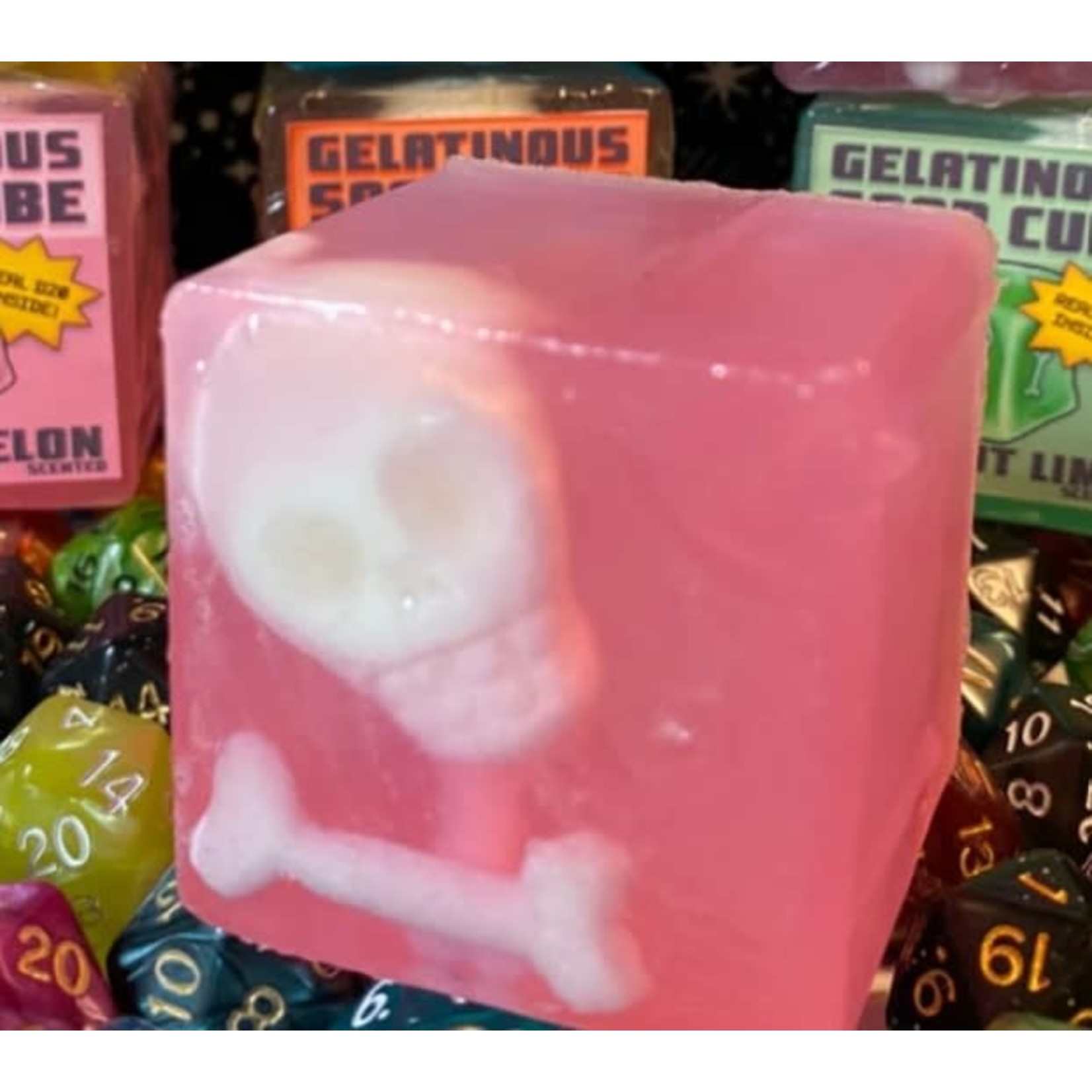 HippAndHorn Gelatinous Cube Soap with D20 Inside