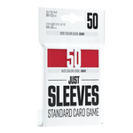 Gamegenic Just Sleeves: 50 Standard Card Game Sleeves: Red