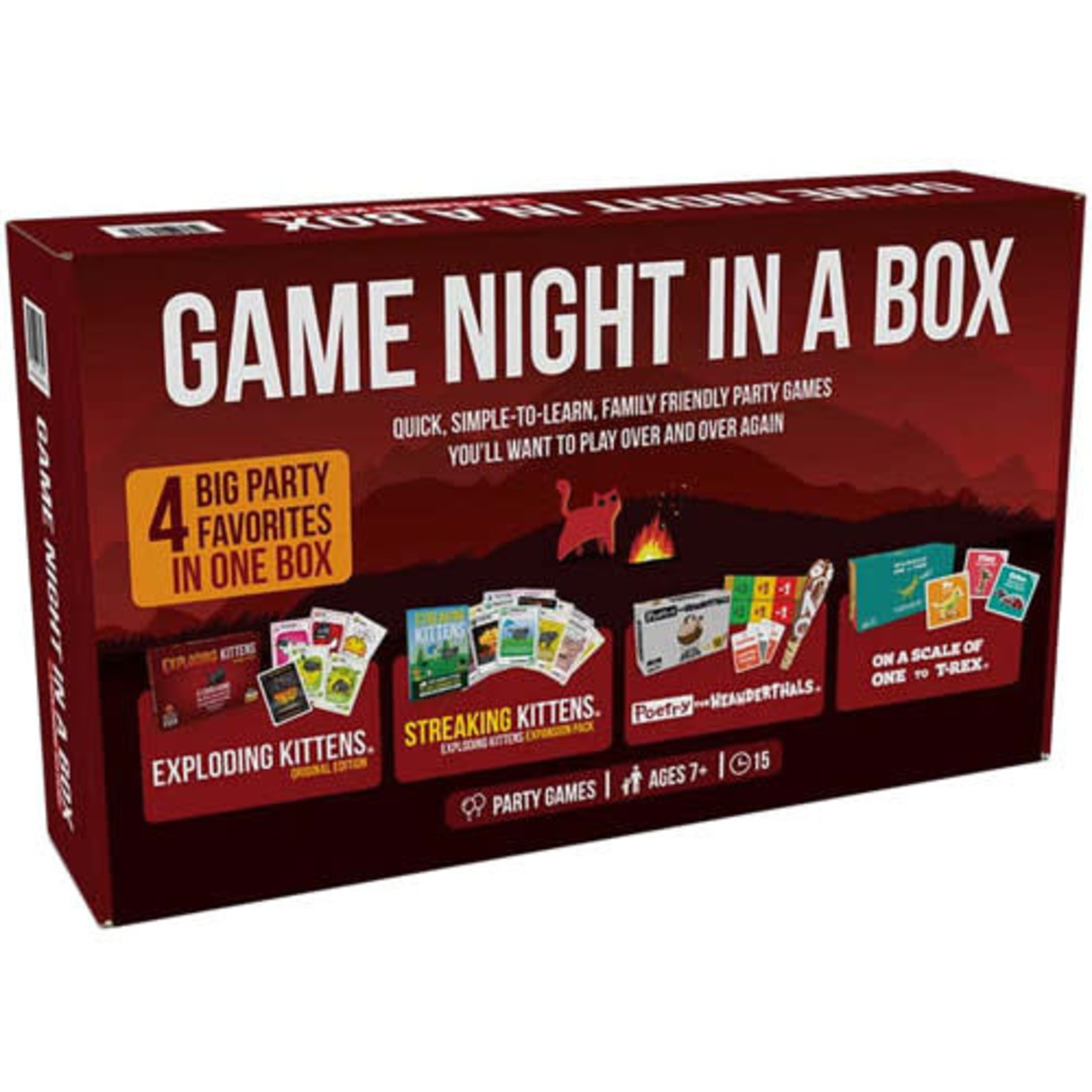 Exploding Kittens Game Night in a Box Bundle 1 by Exploding Kittens