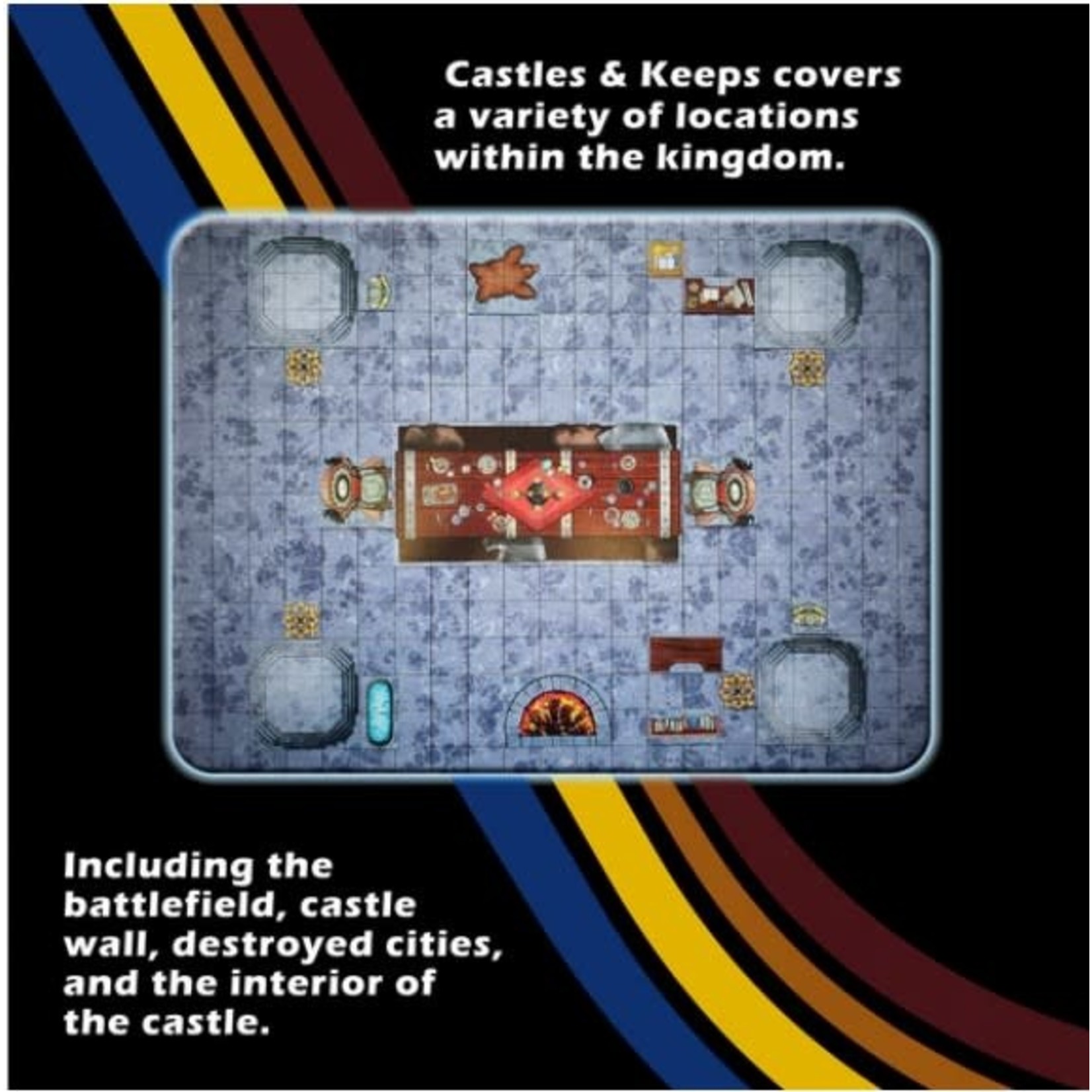 1985 Games Dungeon Craft: Castles & Keeps Book of Siege & Castle Game Pieces