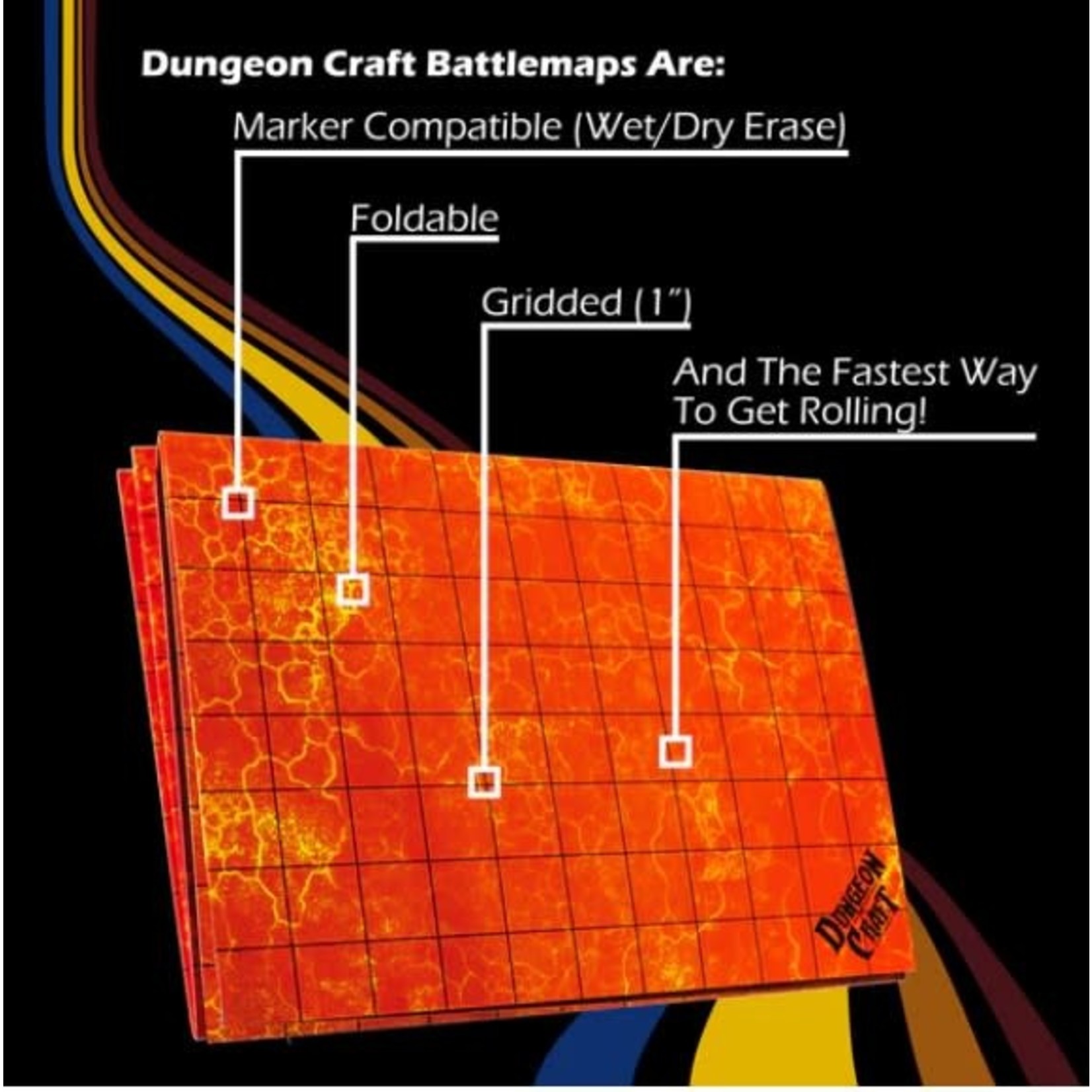 1985 Games Dungeon Craft: BattleMaps: Hell Pack