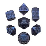Forged Gaming Set of 7 Metal Dice: Nahuatl's Chance