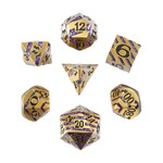 Forged Gaming Set of 7 Metal Dice: Gnomish Riches