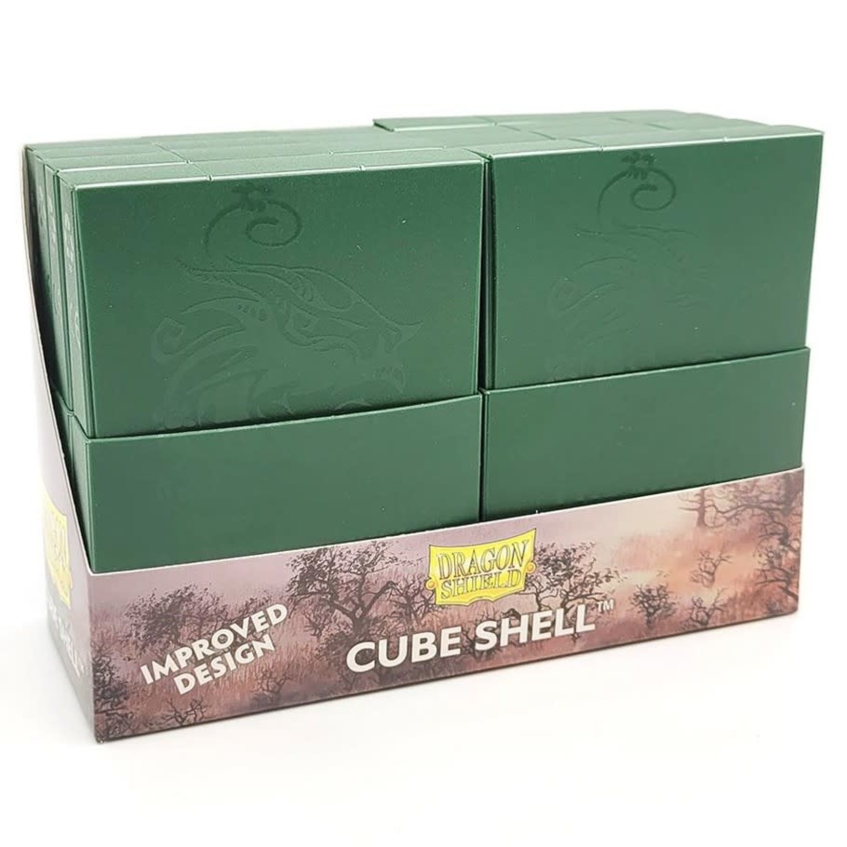 Arcane Tinmen Dragon Shield: Cube Shell: Forest Green