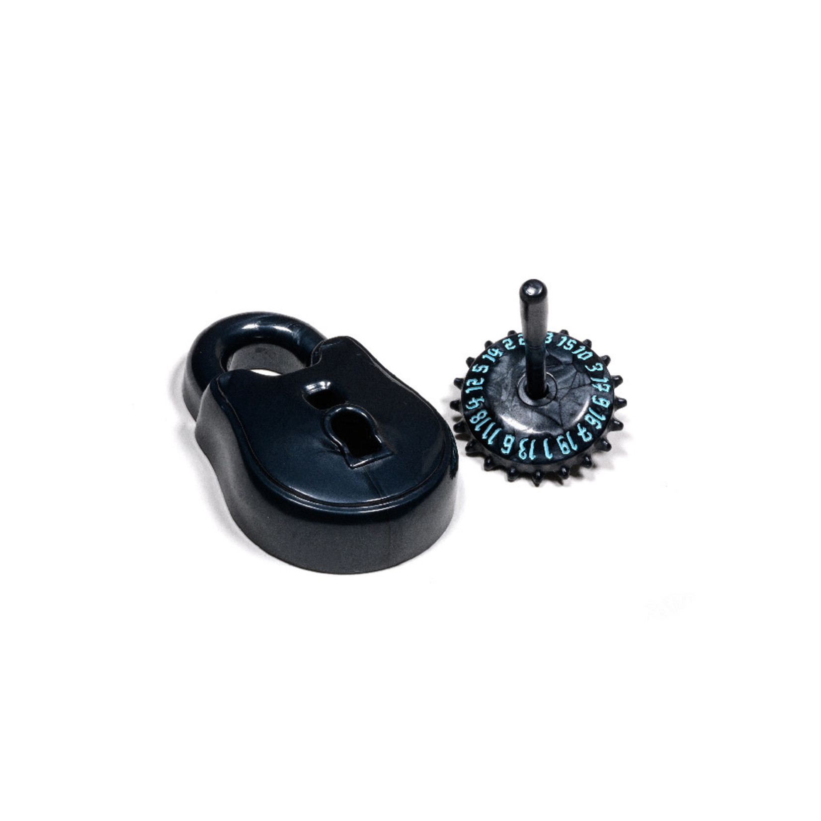 Tabletop Tycoon PolyHero: The Rogue d20 Lock & Pick: Cold Iron